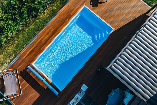 GRP Prefabricated Pool Bali 650 – 6.50 × 3.70 × 1.50 m Garden Pool for Families