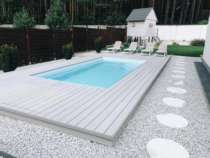Fiberglass Pool Saba 500 – 5.00 × 3.00 × 1.45 m compact garden pool for small gardens