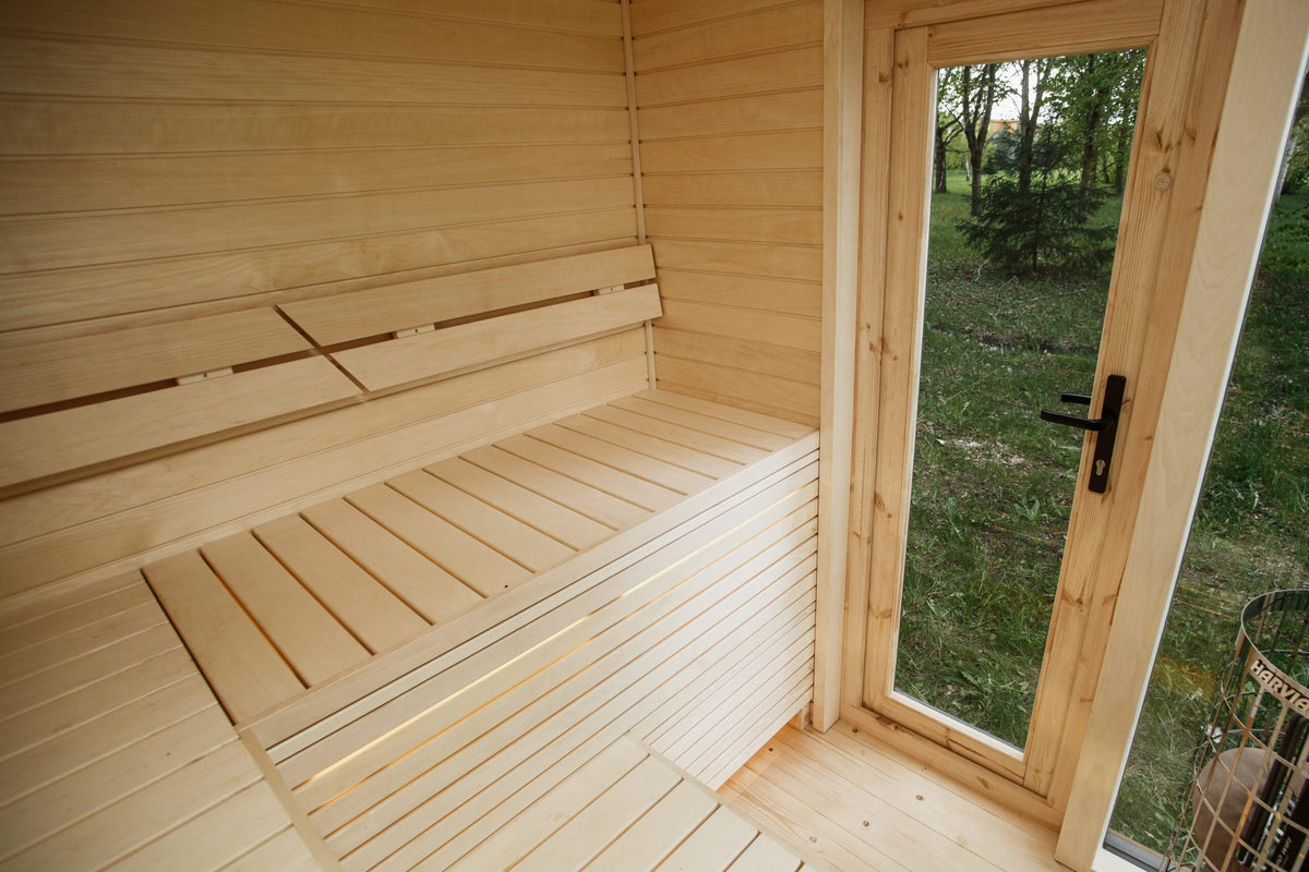 Balance Garden Sauna – 210 × 210 cm with modern frame construction