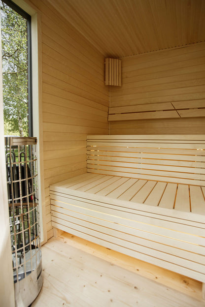 Balance Garden Sauna – 210 × 210 cm with modern frame construction