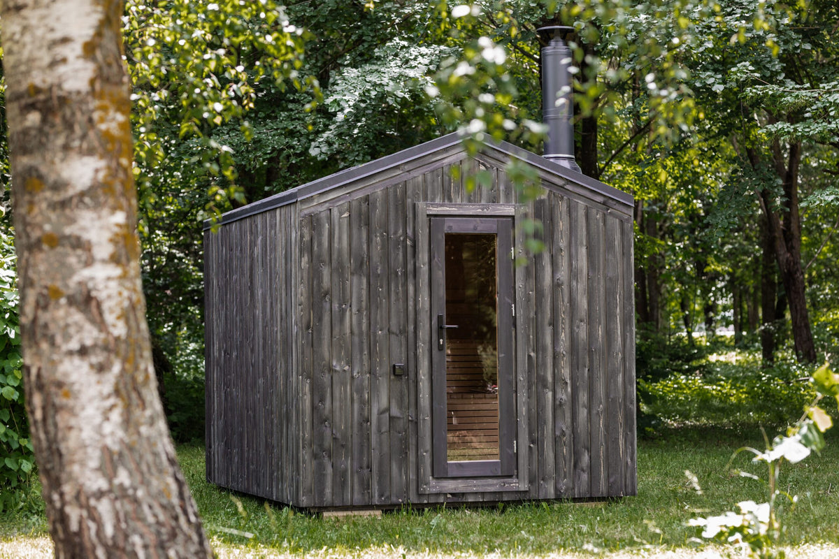 Gartensauna Echo – 250 × 300 cm mit großzügigem Innenraum und hochwertiger Isolierung