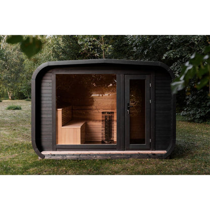 LUX Garden Sauna – 245 × 340 cm with anteroom for 6 people