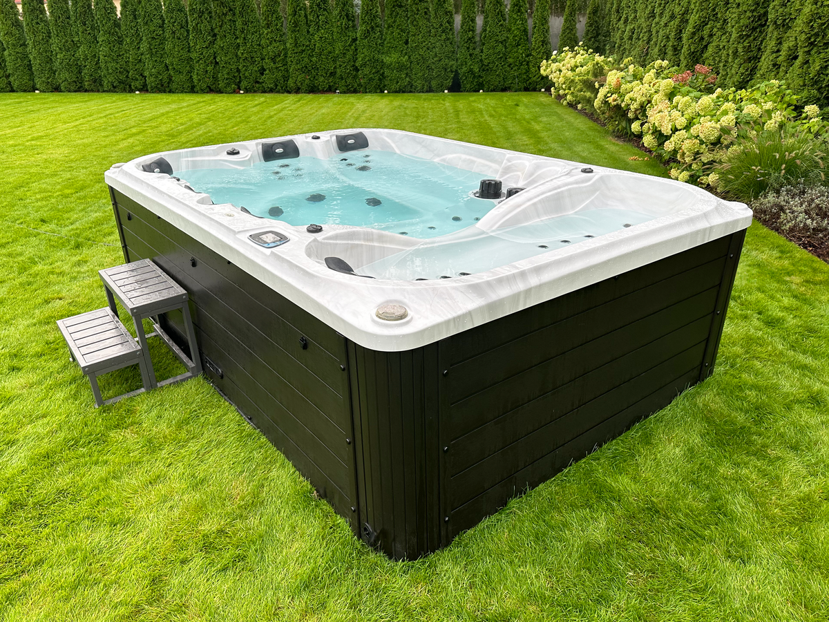 Whirlpool Harmonia – 3.20 × 2.20 × 0.98 m Premium Hot Tub for 6 People