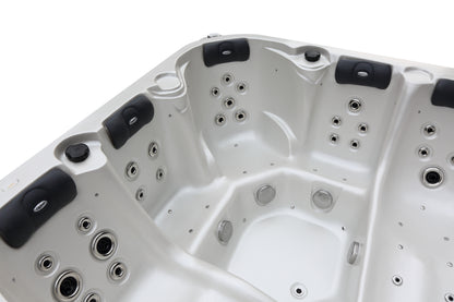 Whirlpool Harmonia – 3.20 × 2.20 × 0.98 m Premium Hot Tub for 6 People