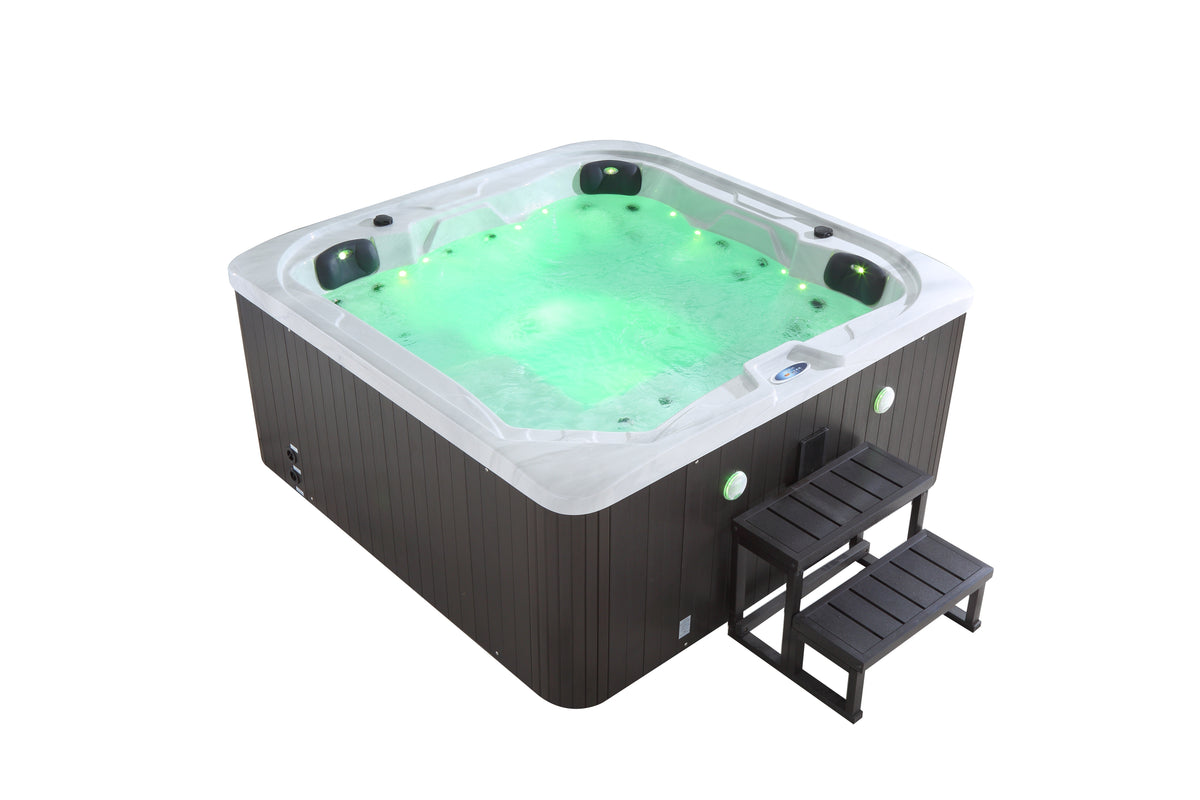 Whirlpool Gaia – 2,01 × 2,01 × 0,90 m Premium Whirlpool für 5 Personen
