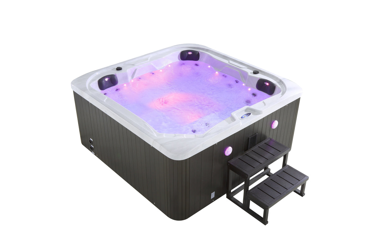 Whirlpool Gaia – 2,01 × 2,01 × 0,90 m Premium Whirlpool für 5 Personen