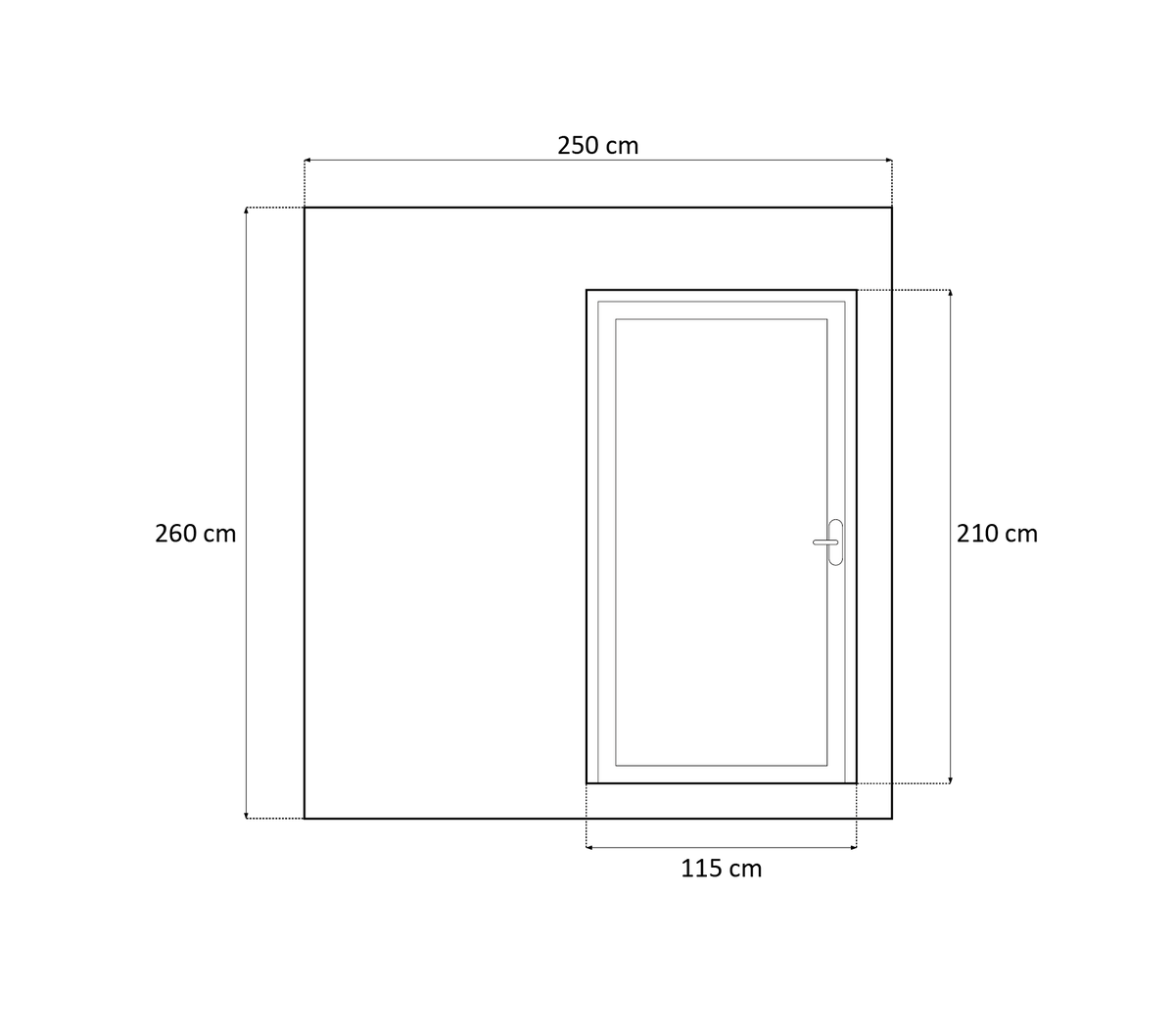 Luxuriöse Gartensauna LINEA – 250 × 350 cm mit Vorraum und Panoramaverglasung